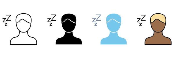 INACTIVE concept line icon. Simple element illustration. vector