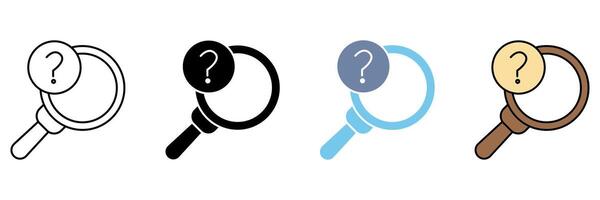 UNKNOWN concept line icon. Simple element illustration. vector