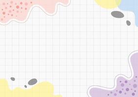 Colorful abstract background design vector