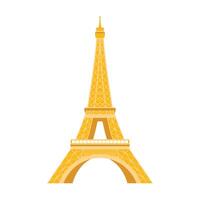 Eiffel tower isolated vector