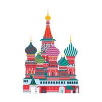 Saint basil cathedral isolated vector