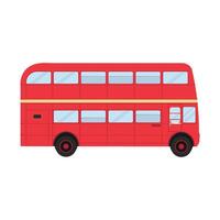 Double decker isolated vector