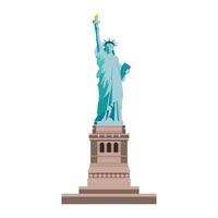 Statue of liberty isolated vector