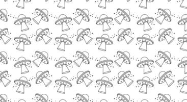ufo fly pattern design background template vector