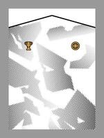 Soccer Jersey with Trophy and Badge vector
