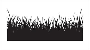 Vibrant green grass. Elements in a field that stand alone. Spring and summer hand-drawn herbs, with a sketchy style of park lawns and meadows, showcasing cartoon flat botanical elements. vector