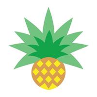 Vibrant Tropical Pineapple Illustration A Cheerful Summer Fruit Design for Tropical Themed Projects - Professional digital artwork with vibrant colors and detailed composition vector