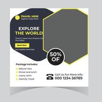 Exciting World Tour Package Explore the Globe with 50 Off, Book Now and Discover Unforgettable Adventures vector