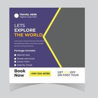 Exciting World Exploration Book Now Get 30 Off Your First Tour, Inclusive Packages Await - Professional digital artwork with vibrant colors and detailed composition vector