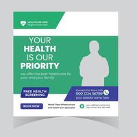Prioritizing Your Health Free Health Screening Offered by World-Class Healthcare Specialists - Professional digital artwork with vibrant colors and detailed composition vector