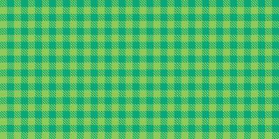 Seamless pattern green yellow plaid check background textile fabric retro tartan woven repeat design gingham style geometric square vintage abstract clothing texture traditional structure vector