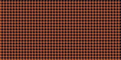 Seamless pattern with black and orange houndstooth design, geometric textile background, bold Halloween colors, spooky holiday vibe, festive modern style, autumn themed digital wallpaper vector
