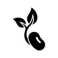 Seed and Plant Icons vector