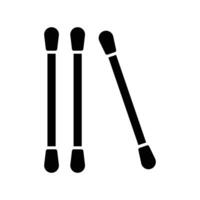 Cotton Swab Flat Design vector
