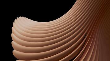 3D animation with smooth lines that move and curve, forming an intricate pattern that fills the entire frame in the end. The file contains Alpha Channel. video