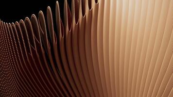 A 3D animation with smoothly curving two-colored lines that ultimately form an ornament, filling the entire screen and creating the effect of wave-like movement and depth. Alpha Channel video