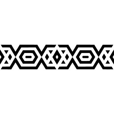 Geometric Tribal Border, Modern Minimalism