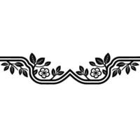Elegant Floral Border, Vintage , Decorative Element, alternate version 66 vector