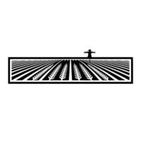 Silent Sentinel Wheat Field Guardian vector