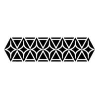Geometric Hexagonal Pattern, Minimalist - Hexagon vector