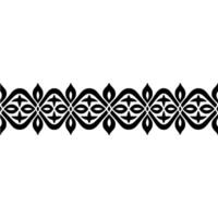Intricate Black Border, Decorative Pattern, Elegant vector