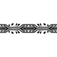 Abstract Circuit Border, Geometric , Streamlined Pattern vector