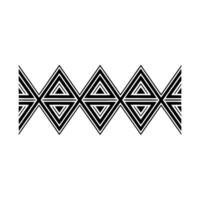 Geometric Deco Border, Minimalist Pattern, Composition vector