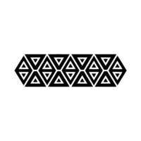 Geometric Tribal Pattern, Minimalist, Triangle vector