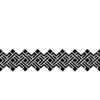 Geometric Border, Intricate Pattern, Minimalist, Zigzag vector