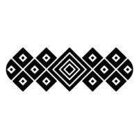 Geometric Tribal Pattern, Minimalist, Diamond vector