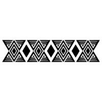 Geometric Tribal Border, Minimalist, alternate version 79 vector