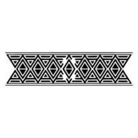 Geometric Deco Border, Minimalist Pattern, Flatlay vector