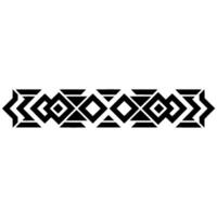 Geometric Tribal Border, Minimalist, alternate version 80 vector