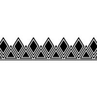 Geometric Diamond Border, Minimalist - Background vector