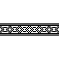 Geometric Deco Border, Minimalist, alternate version 7 vector