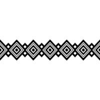 Geometric Diamond Border, Minimalist - Art vector
