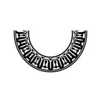 Circular Ornament, Intricate , Minimalist Emblem, Symbolic Motif vector