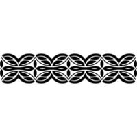 Intricate Celtic Border, Elegant Black - Pattern vector