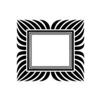 Geometric Frame, Stylized Ornament, Minimalist, Abstract vector