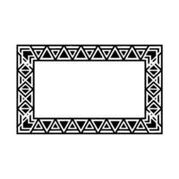 Geometric Deco Frame, Minimalist , Blank Canvas, Pattern vector