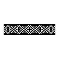 Geometric Deco Border, Minimalist Pattern, alternate version 24 vector