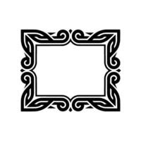 Intricate Celtic Frame, Vintage , Decorative Border, Pattern vector