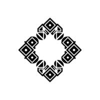 Geometric Black Pattern, Minimalist , Abstract Art vector
