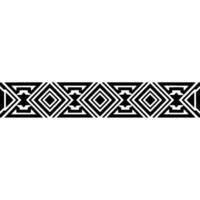 Geometric Border, Deco Pattern, Minimalist, Symmetrical vector