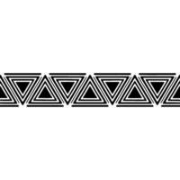 Geometric Triangle Border, Minimalist , Linear Pattern vector