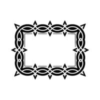 Intricate Celtic Frame, Vintage , Decorative Border - Pattern vector