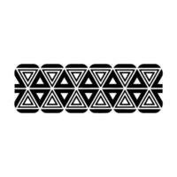 Geometric Deco Pattern, Minimalist, Triangles vector