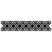 Geometric Zigzag Border, Minimalist, Modern vector
