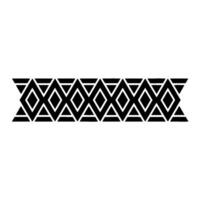 Geometric Border, Art Deco Pattern, Minimalist, Triangle vector