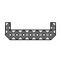 Geometric Border, Art Deco Pattern, Minimalist, Geometry vector